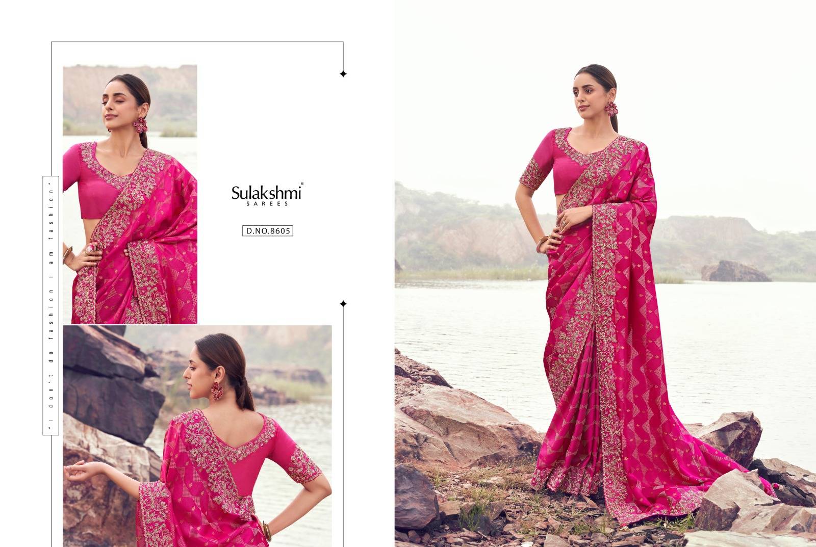  Varenya By Sulakshmi 8601 To 8614 Series Indian Traditional Wear Collection Fancy Colorful Party Wear Zari Weaving Saree At Wholesale Price